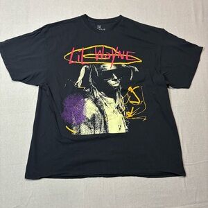 Lil Wayne Men's Tee Shirt Short Sleeve Crew Neck Tshirt Men’s Size XXL